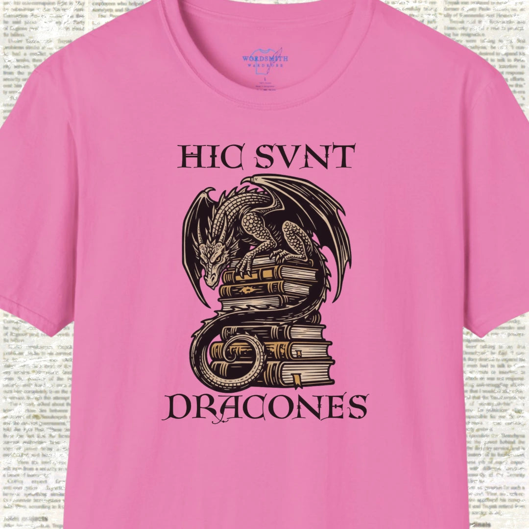 Hic Sunt Dracones Shirt - Azalea