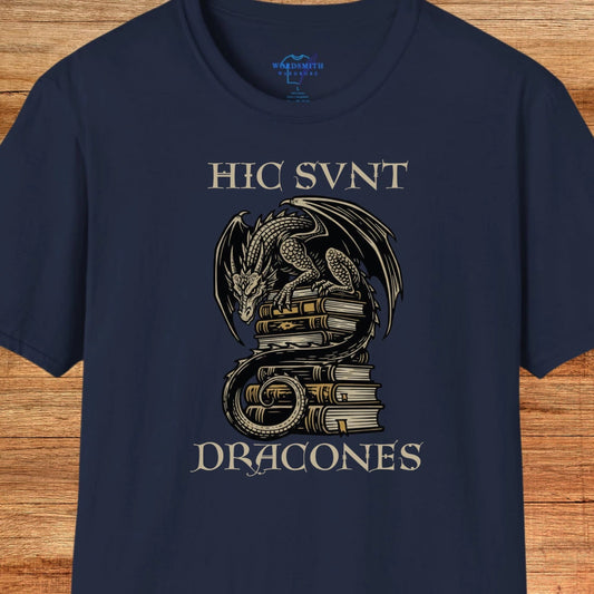 Hic Sunt Dracones Shirt - Navy
