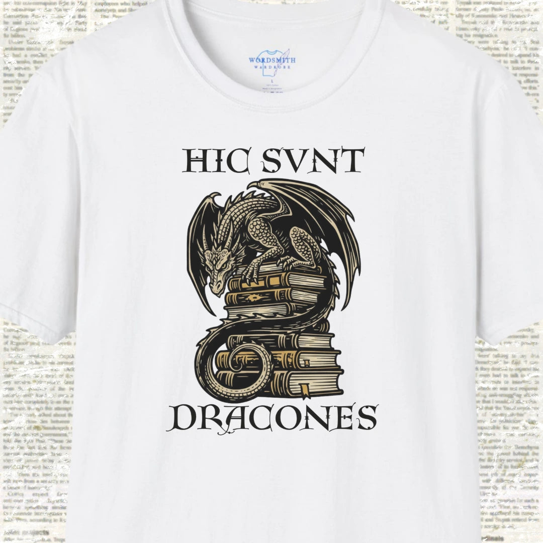 Hic Sunt Dracones Shirt - White