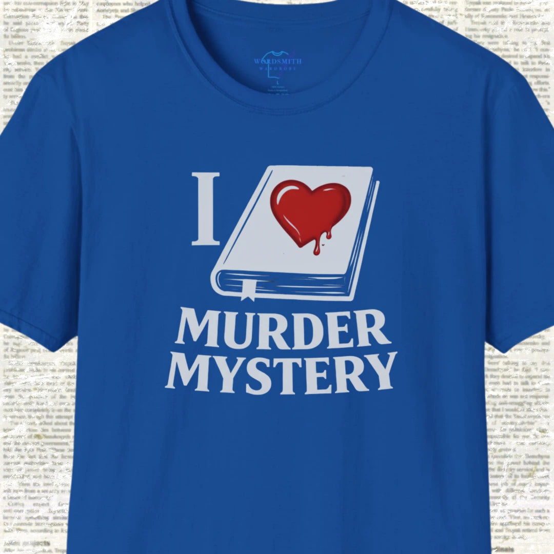 I Love Murder Mystery Shirt - Royal