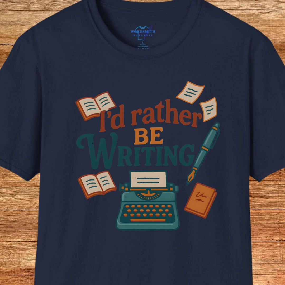 I’d Rather Be Writing Shirt - Navy