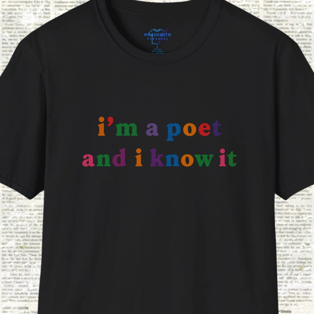 I’m a Poet and I Know It Shirt - Black