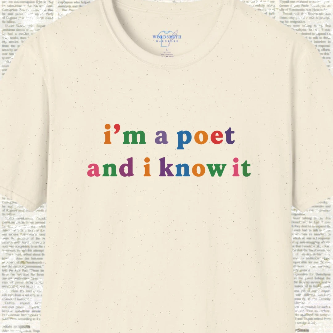 I’m a Poet and I Know It Shirt - Natural