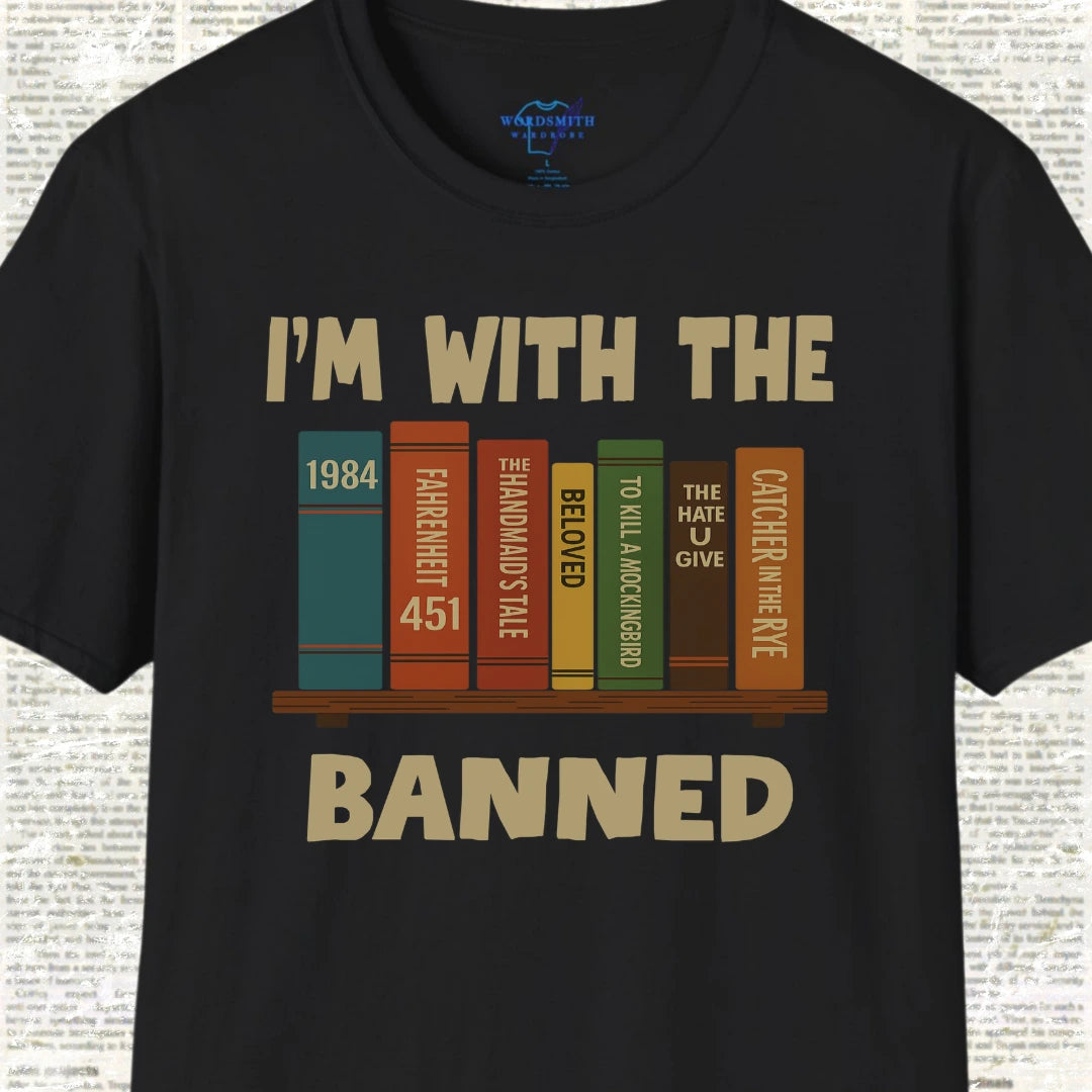 I’m With the Banned Shirt - Black