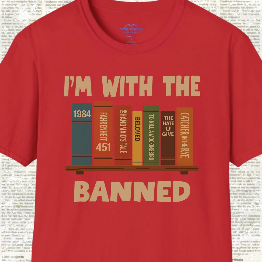 I’m With the Banned Shirt - Red