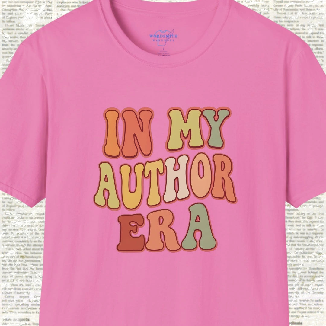 In My Author Era – Writer Shirt - Azalea