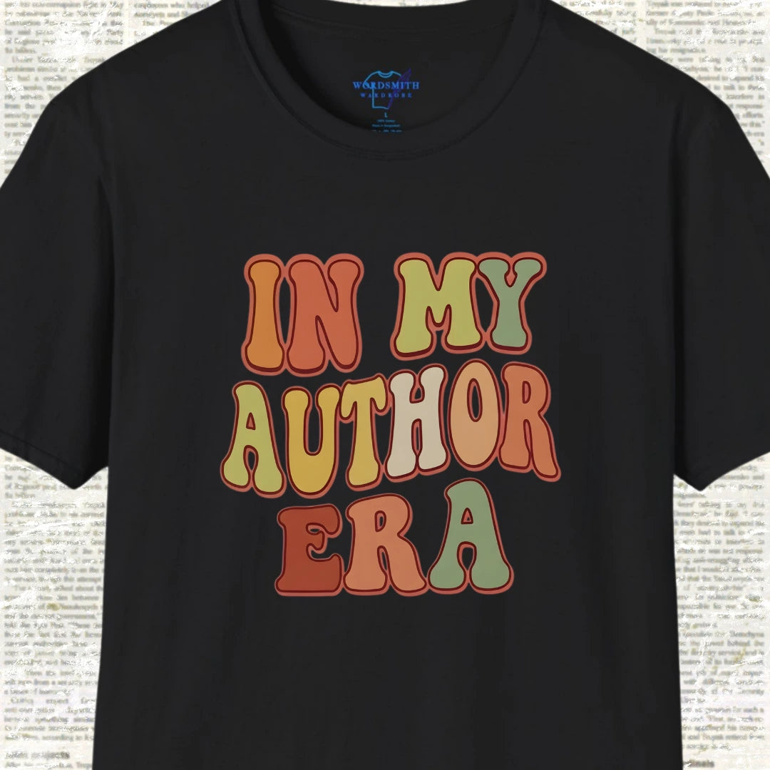 In My Author Era – Writer Shirt - Black