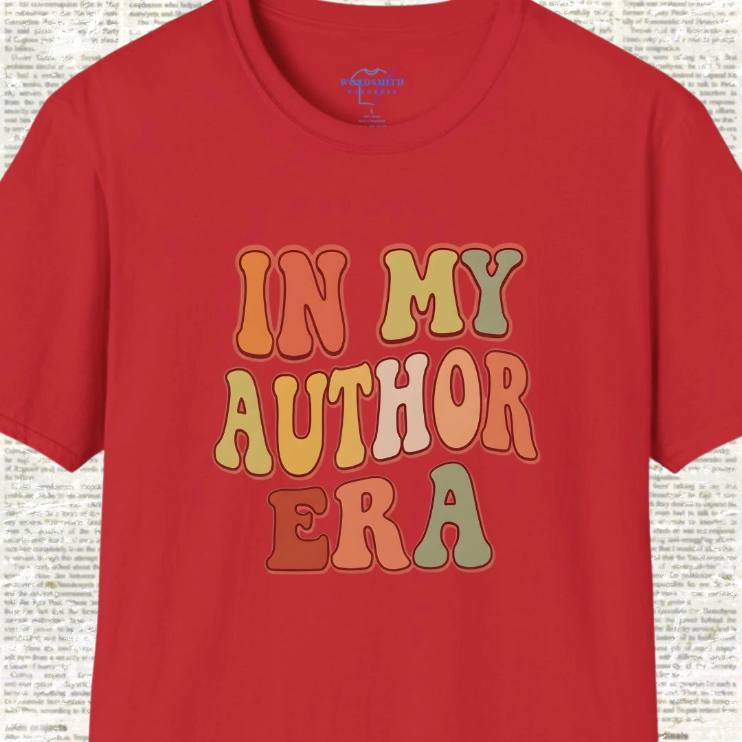 In My Author Era – Writer Shirt - Red