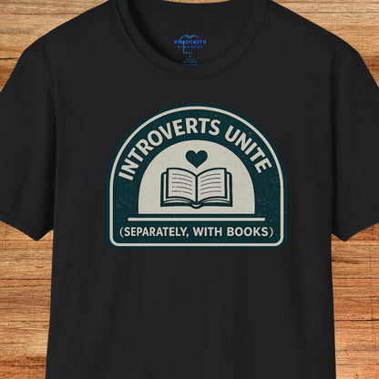 Introverts Unite Shirt - Black