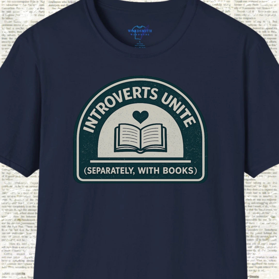 Introverts Unite Shirt - Navy