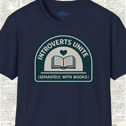 Introverts Unite Shirt - Navy