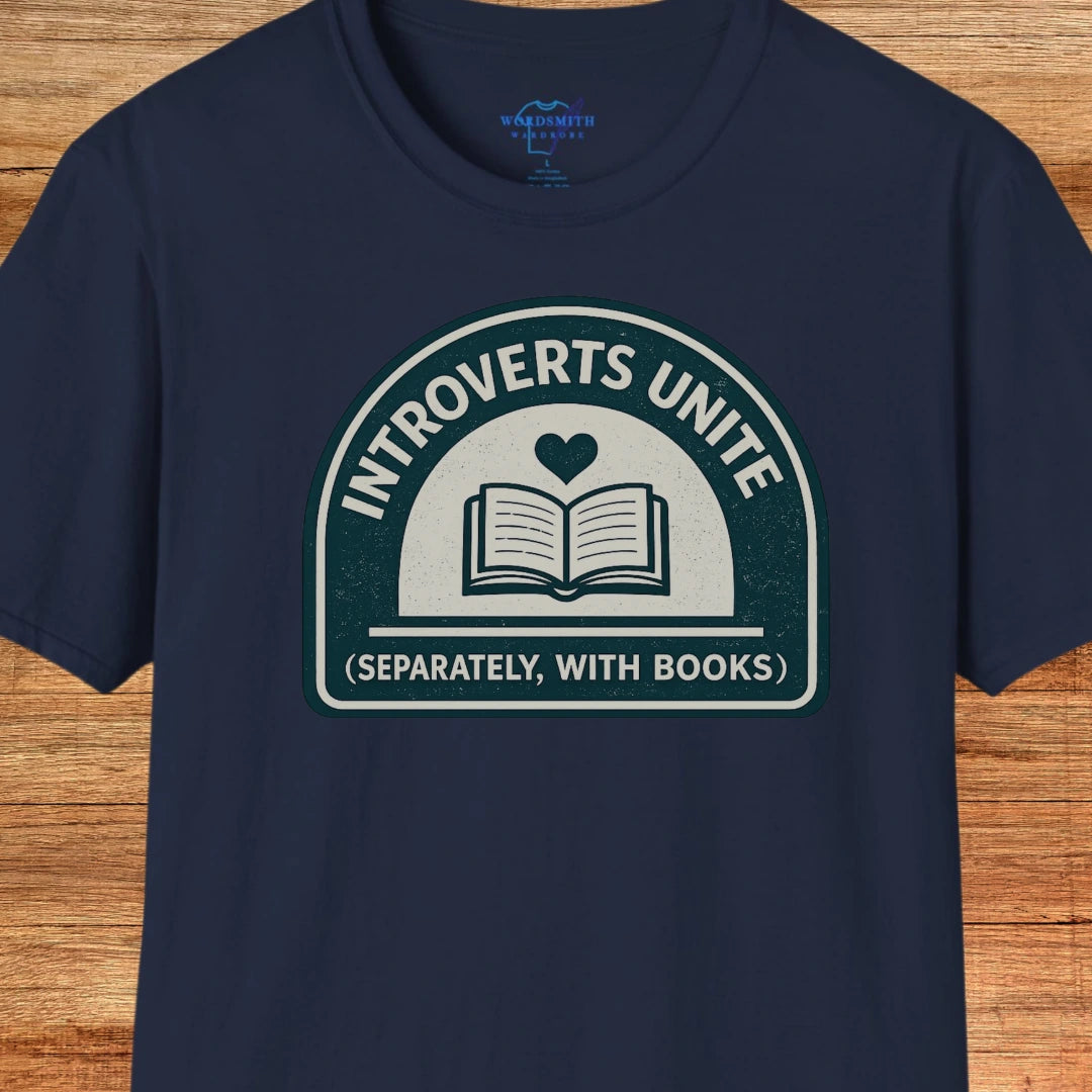 Introverts Unite Shirt - Navy