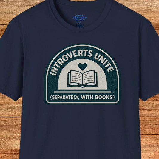 Introverts Unite Shirt - Navy