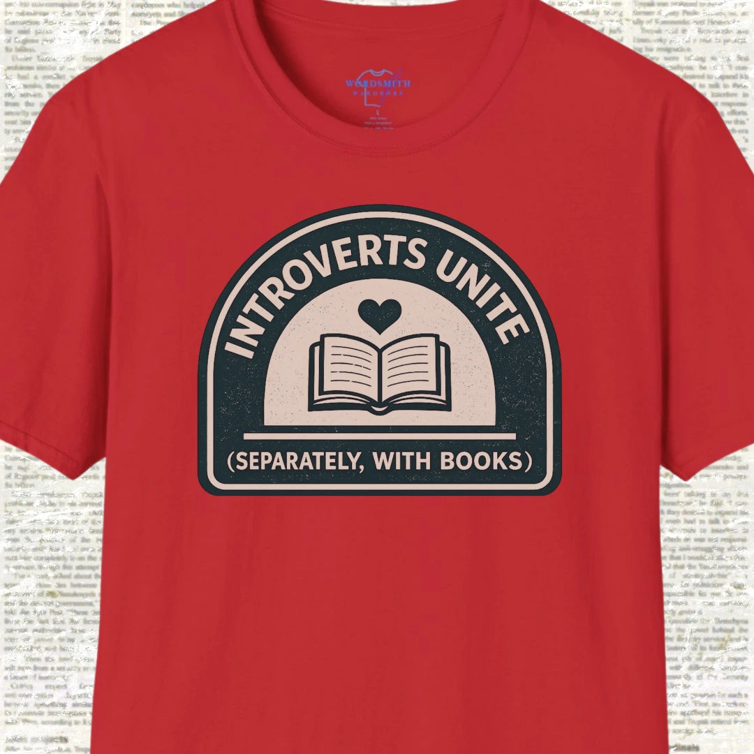 Introverts Unite Shirt - Red