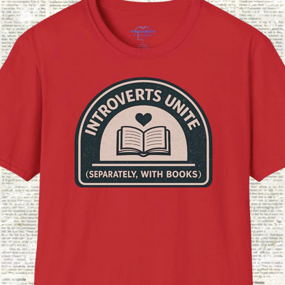 Introverts Unite Shirt - Red