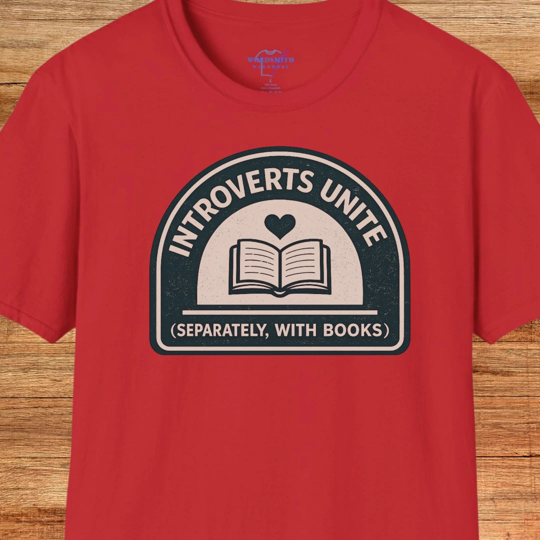 Introverts Unite Shirt - Red