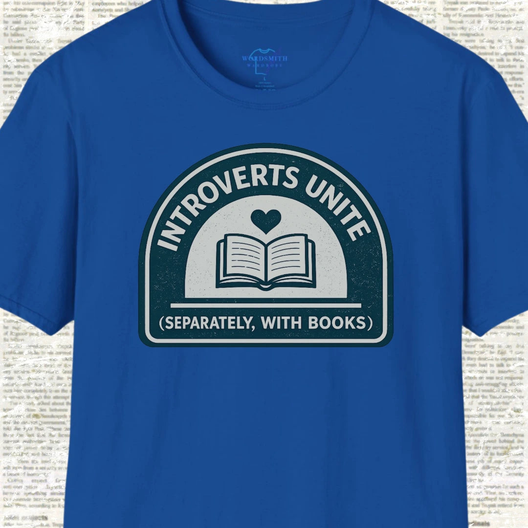 Introverts Unite Shirt - Royal