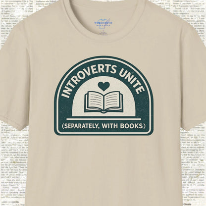 Introverts Unite Shirt - Sand