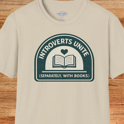 Introverts Unite Shirt - Sand
