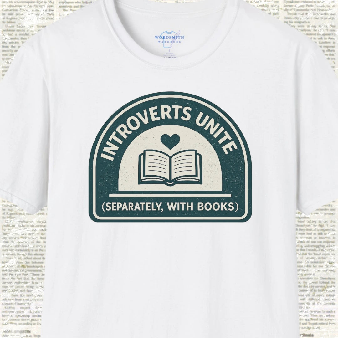 Introverts Unite Shirt - White