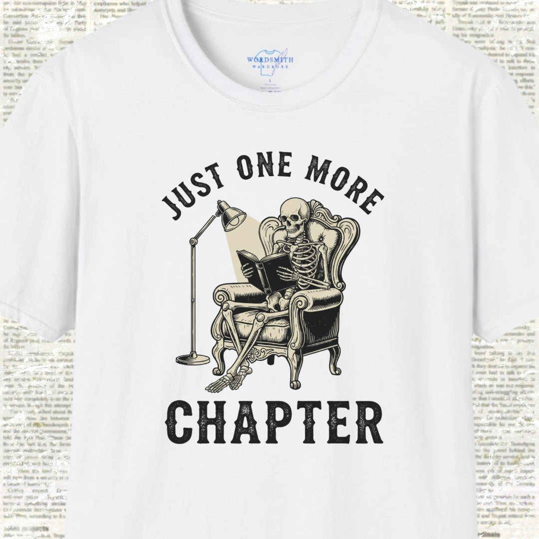 Just One More Chapter Shirt - White