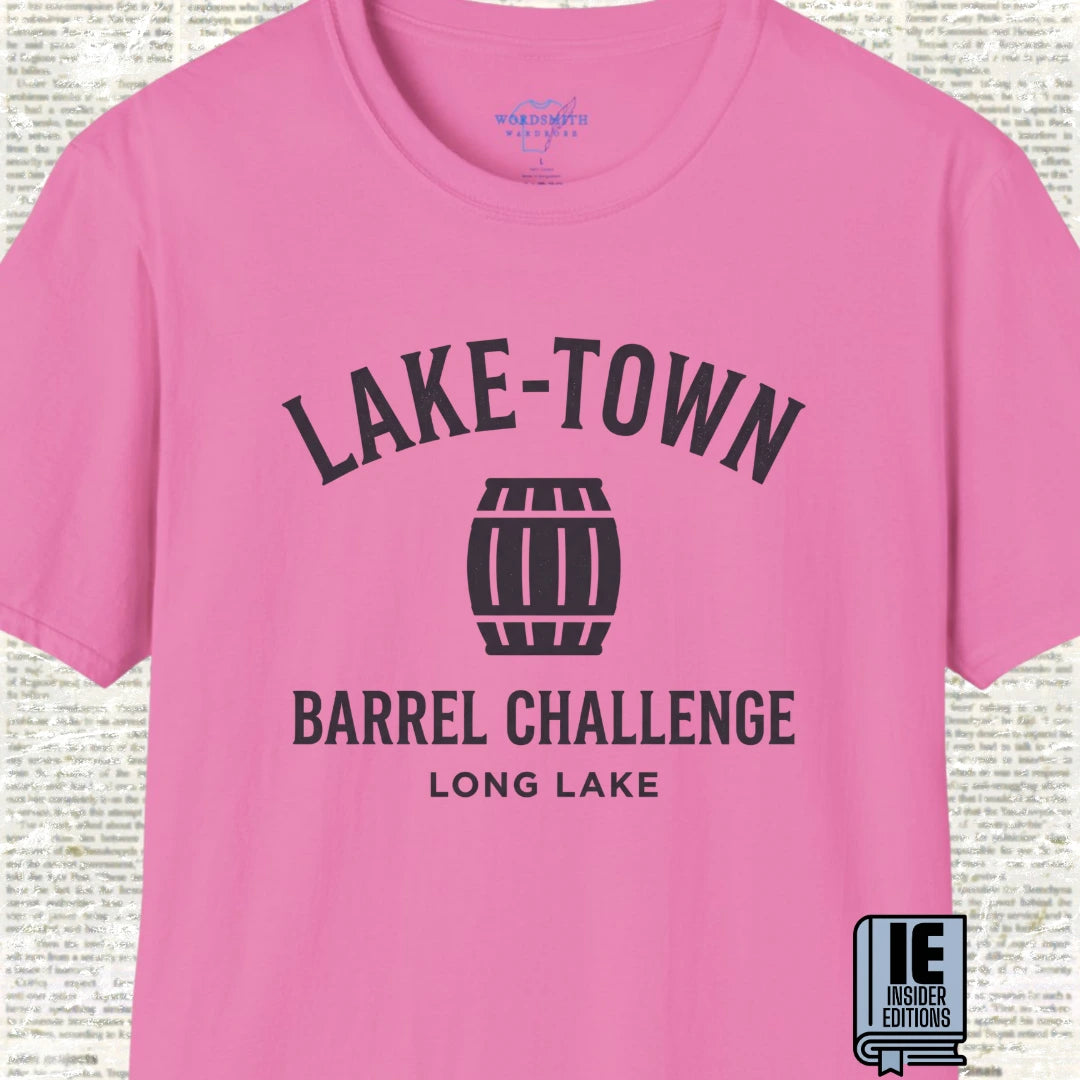 Lake-Town Barrel Challenge T-Shirt - Azalea