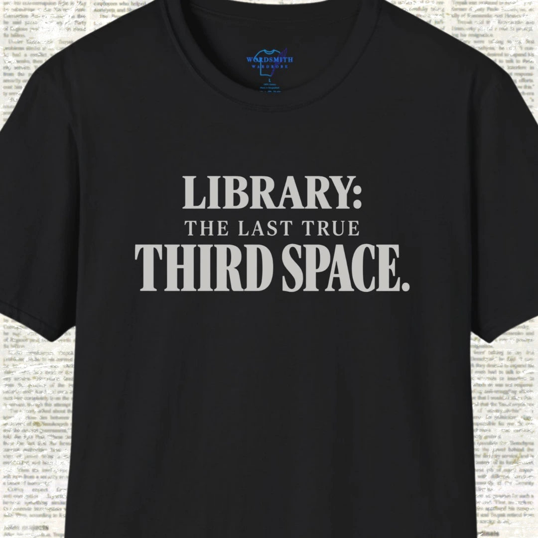 Library: The Last True Third Space Shirt - Black