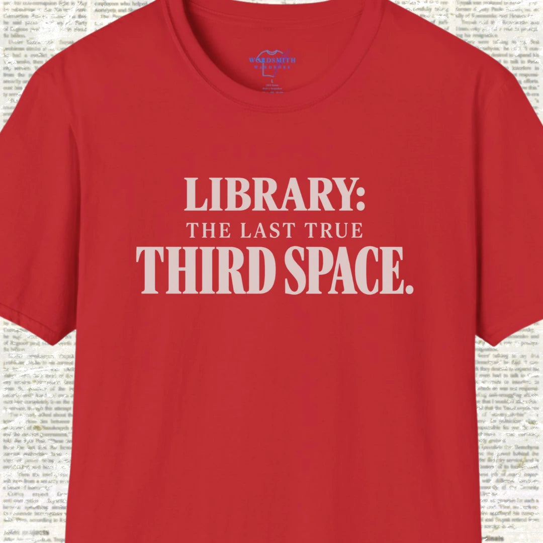 Library: The Last True Third Space Shirt - Red