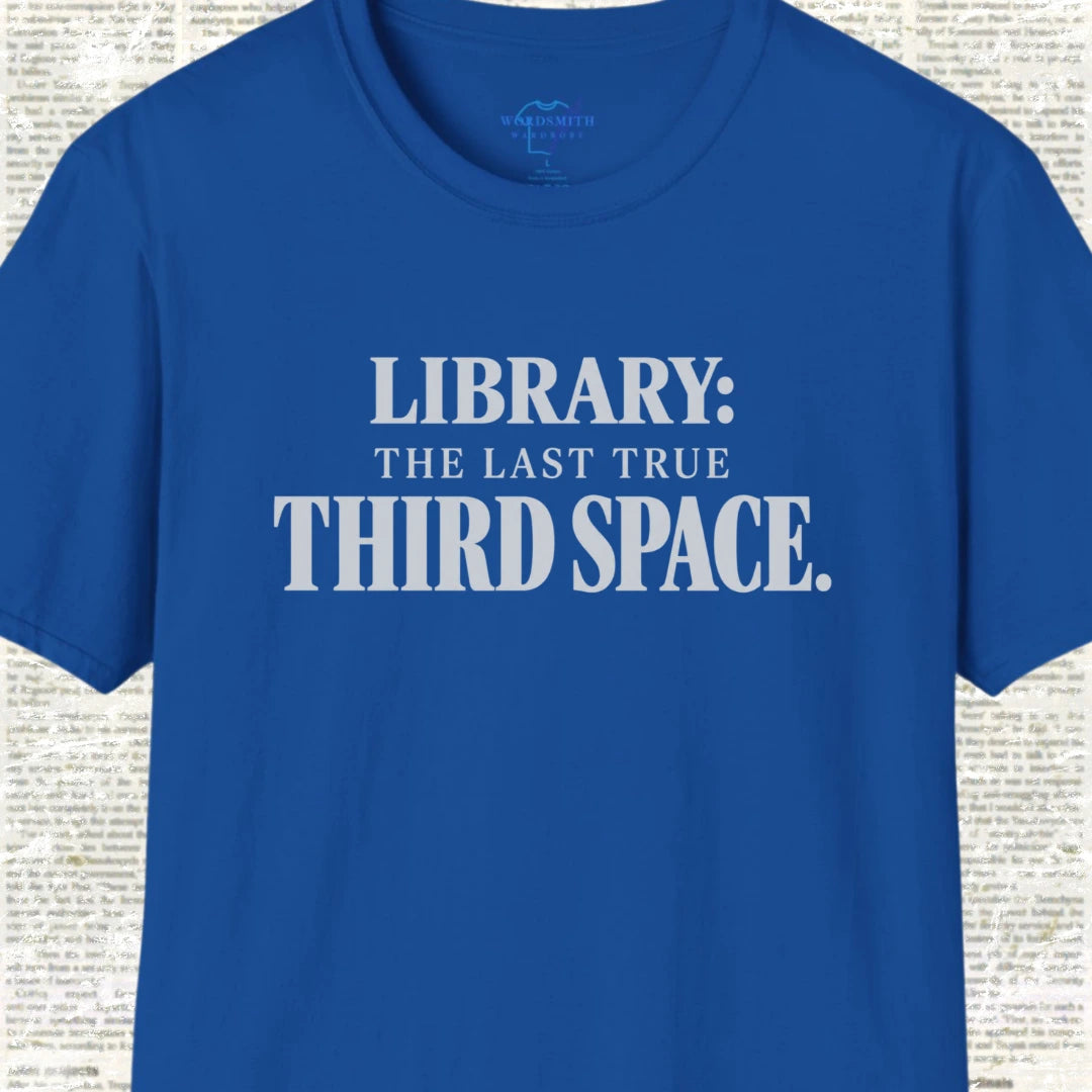 Library: The Last True Third Space Shirt - Royal