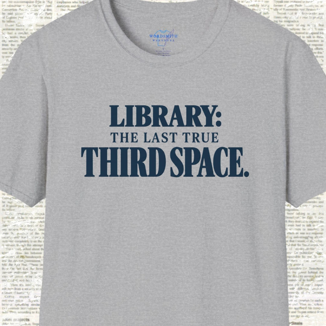 Library: The Last True Third Space Shirt - Sport Grey