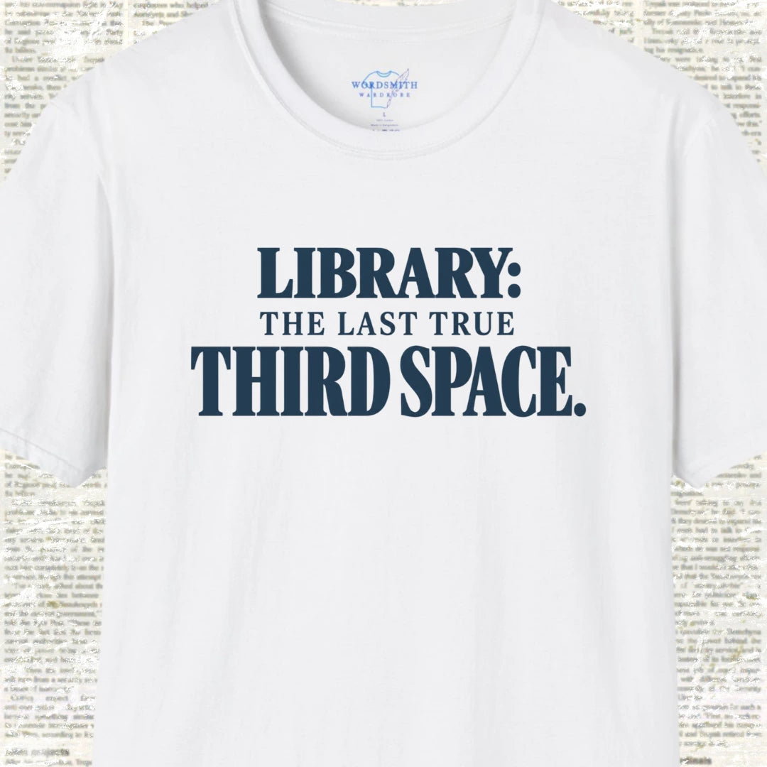 Library: The Last True Third Space Shirt - White