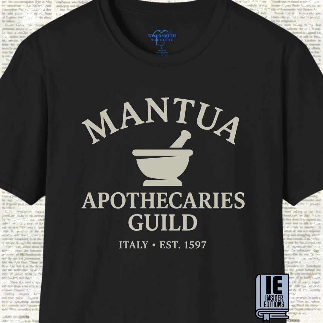 Mantua Apothecaries Guild T-Shirt - Black