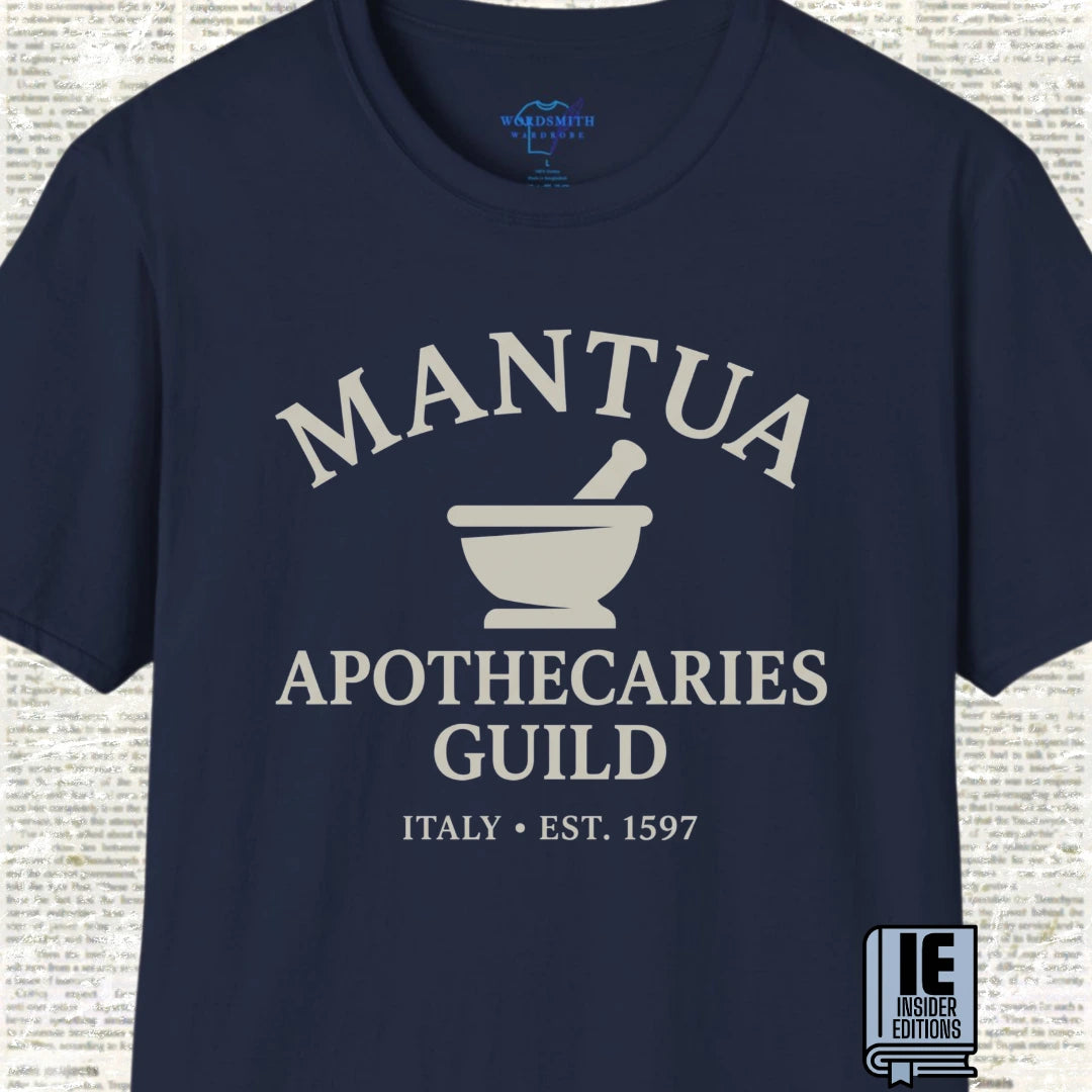 Mantua Apothecaries Guild T-Shirt - Navy