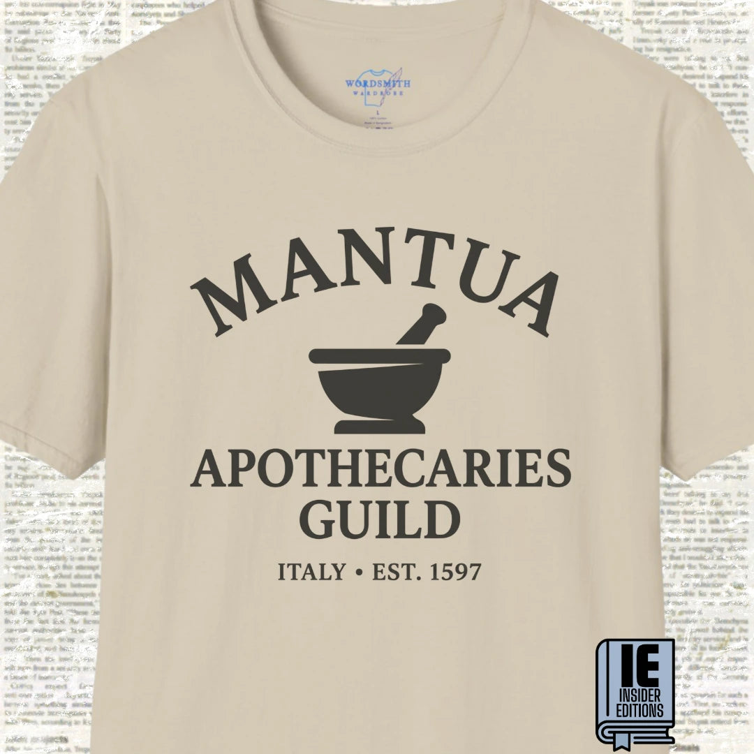 Mantua Apothecaries Guild T-Shirt - Sand