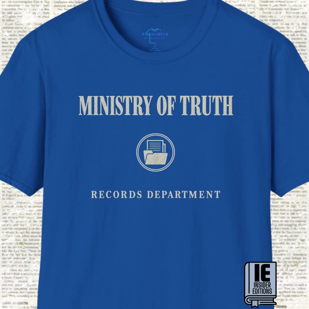 Ministry of Truth Records Department T-Shirt - Royal