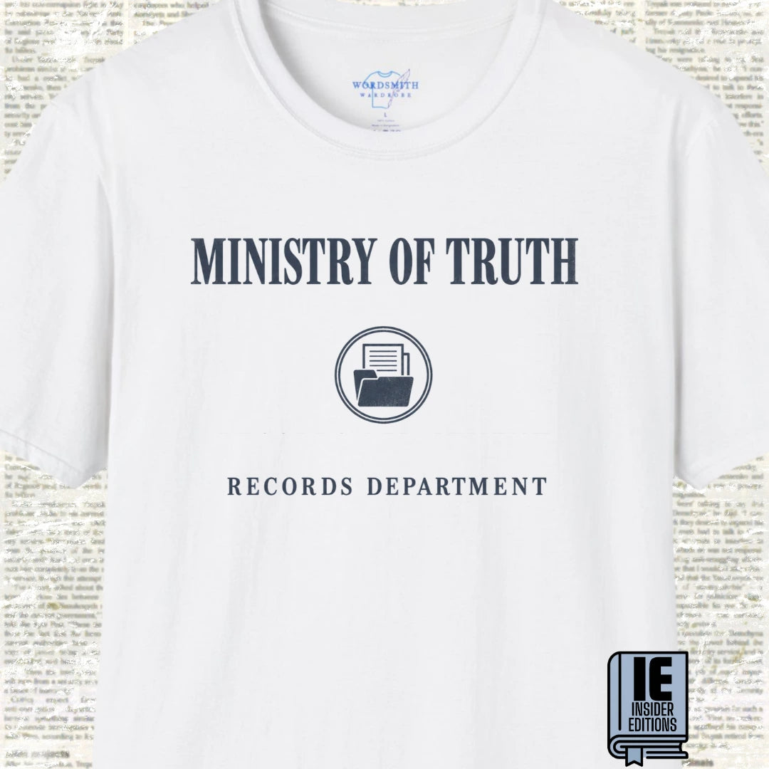 Ministry of Truth Records Department T-Shirt - White