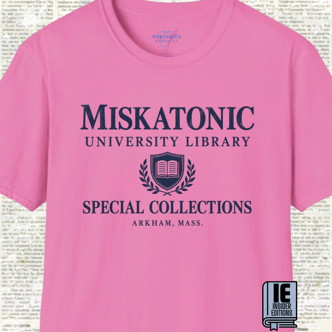 Miskatonic University Library T-Shirt - Azalea