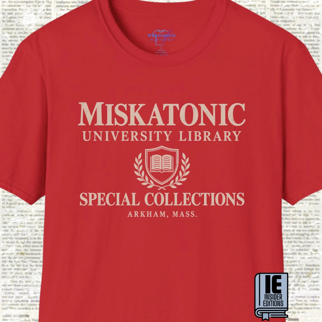 Miskatonic University Library T-Shirt - Red