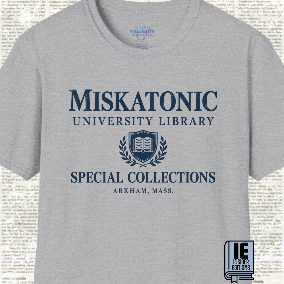 Miskatonic University Library T-Shirt - Sport Grey