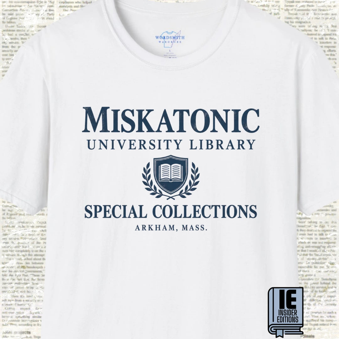 Miskatonic University Library T-Shirt - White