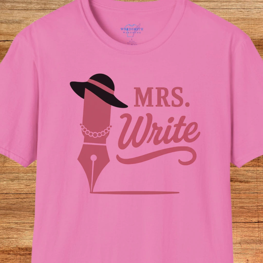 Mrs. Write Shirt - Azalea