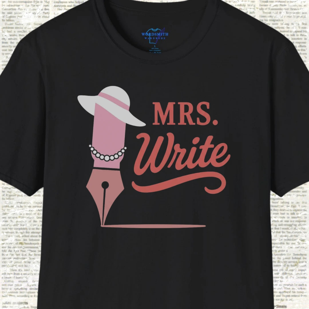 Mrs. Write Shirt - Black