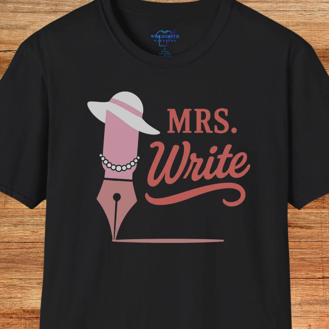 Mrs. Write Shirt - Black