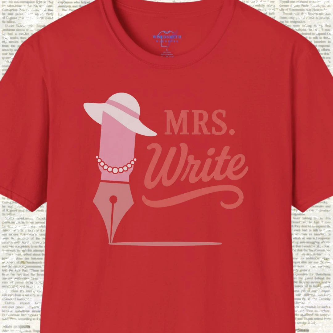 Mrs. Write Shirt - Red