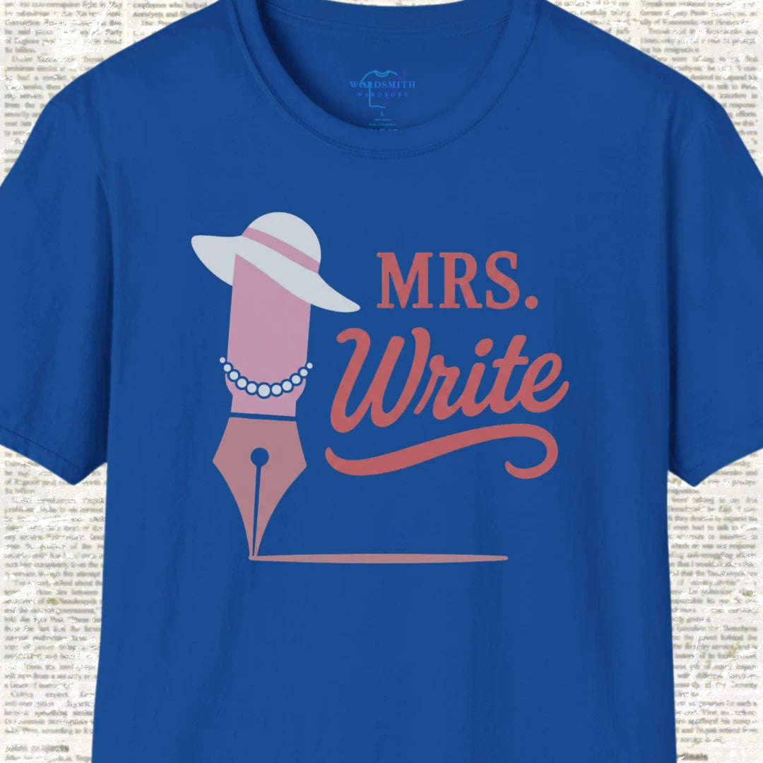 Mrs. Write Shirt - Royal