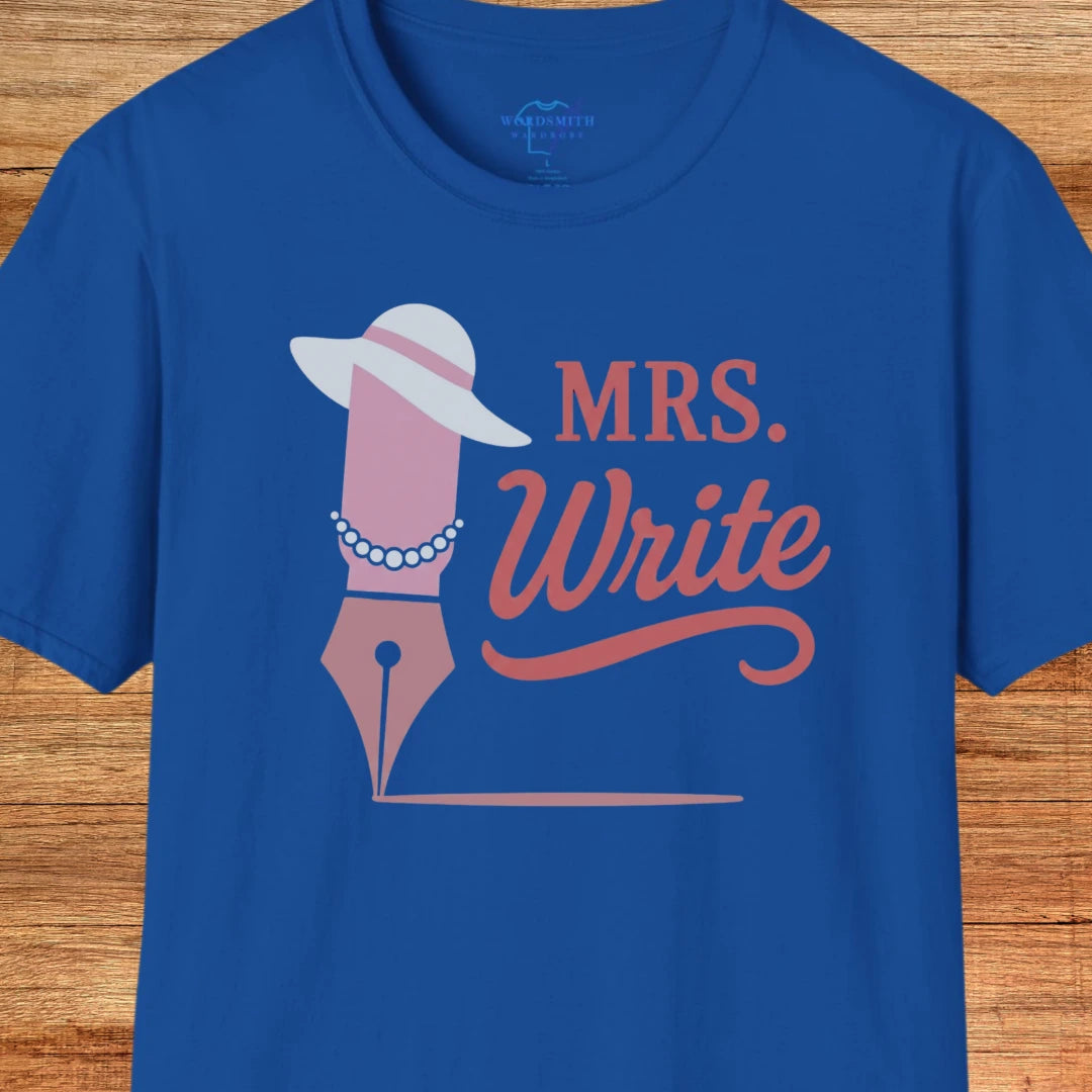 Mrs. Write Shirt - Royal
