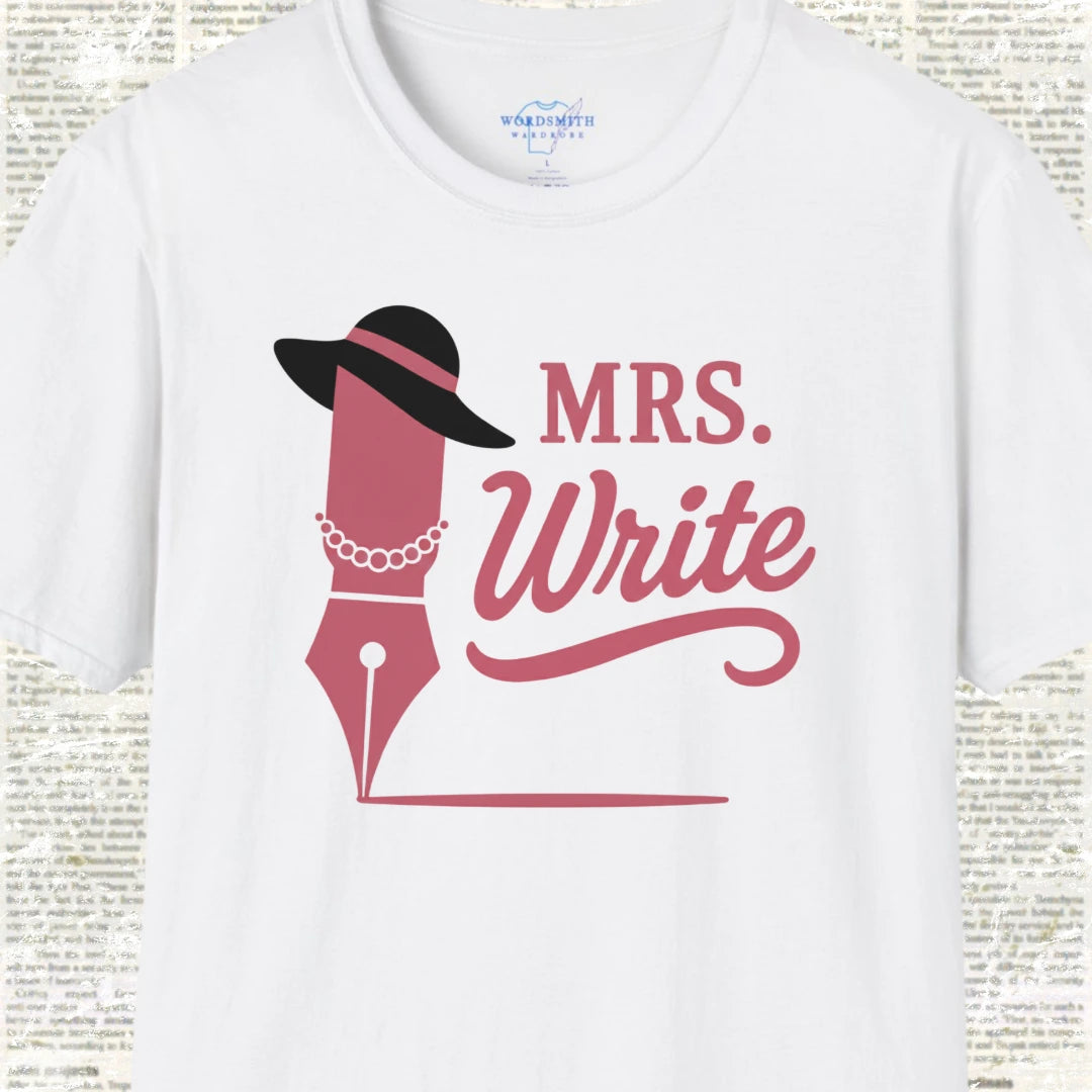 Mrs. Write Shirt - White