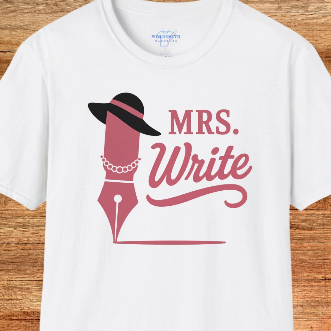 Mrs. Write Shirt - White