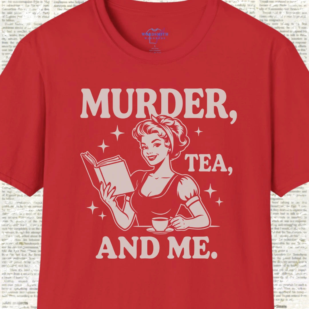 Murder Tea and Me T-Shirt - Red