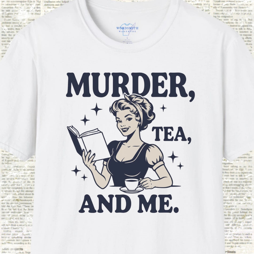 Murder Tea and Me T-Shirt - White